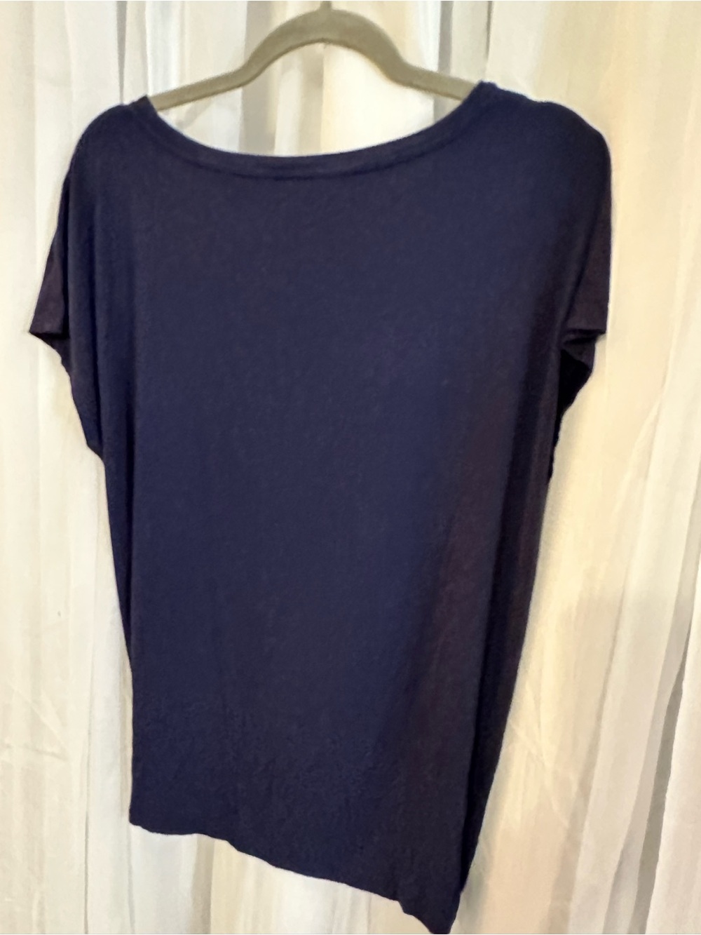 Green Envelope Women's Navy Short Sleeve Tee